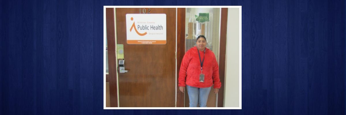 Gabby works at the Kittitas Public Health Department 